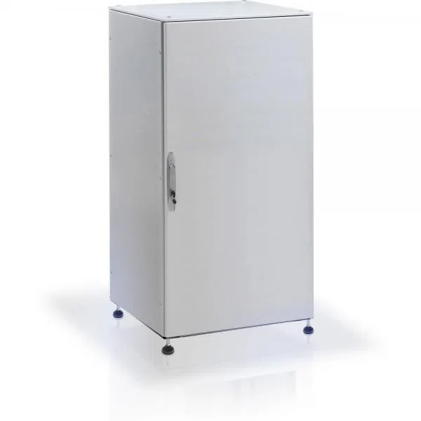 Techly Professional Armadio rack 19'' a pavimento 42U grigio IP55 porta cieca prof. 600 mm