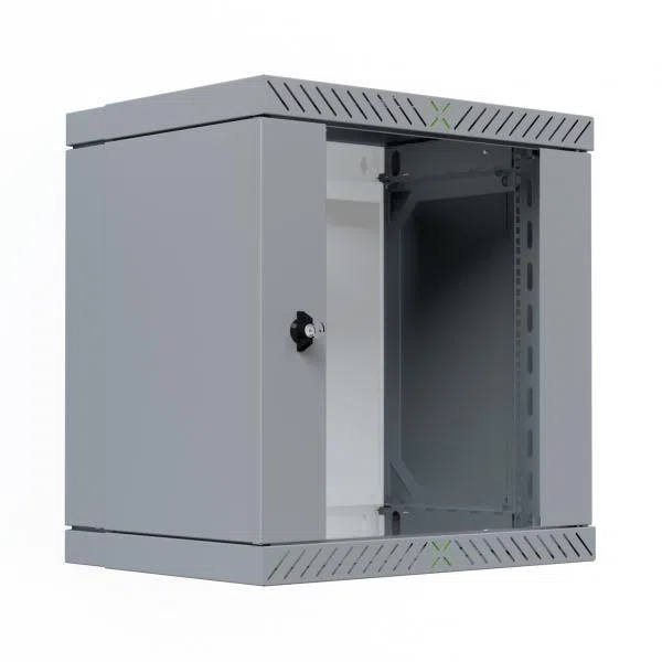 X-rack Armadio Rack 19'' a Muro 12U da Assemblare Profondità 400-600 mm Grigio