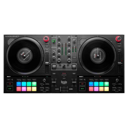 Hercules Controller disc jockey InpulseT7 Controller disc jockey Hercules 4780928 DJCONTROL Inpulse T7 Black 3362934746285
