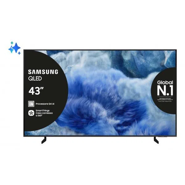 Samsung TVC QLED 43 UHD SMART TV WIFI 5 DVB-T2CS2 DOPPIO TELECOMANDO8806097120643 — 2