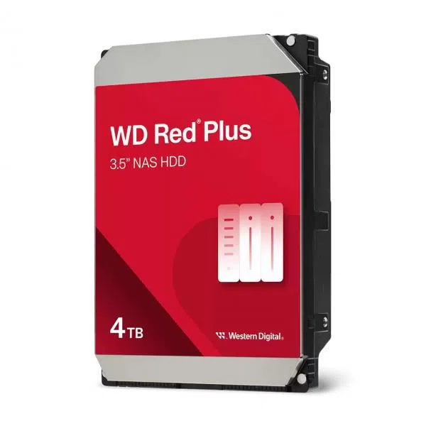 Western Digital HARD DISK RED PLUS 4 TB NAS SATA 3 3.5 (WD40EFZZ) 0718037905754 — 2