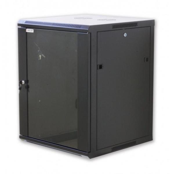 Intellinet Armadio Rack 19'' a muro 15 unità sezione unica prof. 600mm Nero