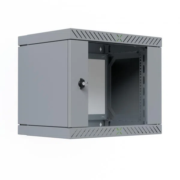 X-rack Armadio Rack 19'' a Muro 9U da Assemblare Profondità 400-600 mm Grigio