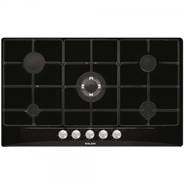 Glem Gas PIANO COT 90CM 4F+1TC NERO8052745128381