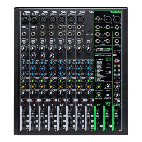 Mackie Mixer disc jockey PROFX12V3 Mixer disc jockey Mackie PROFX12V3 PROFXV3 SERIES Black 0663961057911