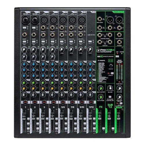 Mackie Mixer disc jockey PROFX12V3 Mixer disc jockey Mackie PROFX12V3 PROFXV3 SERIES Black 0663961057911
