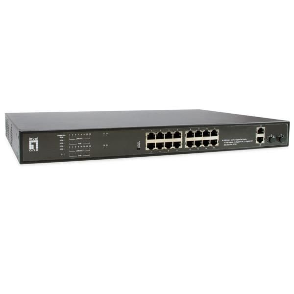 Level One 20-PORT GIGABIT POE SWITCH 4015867223895