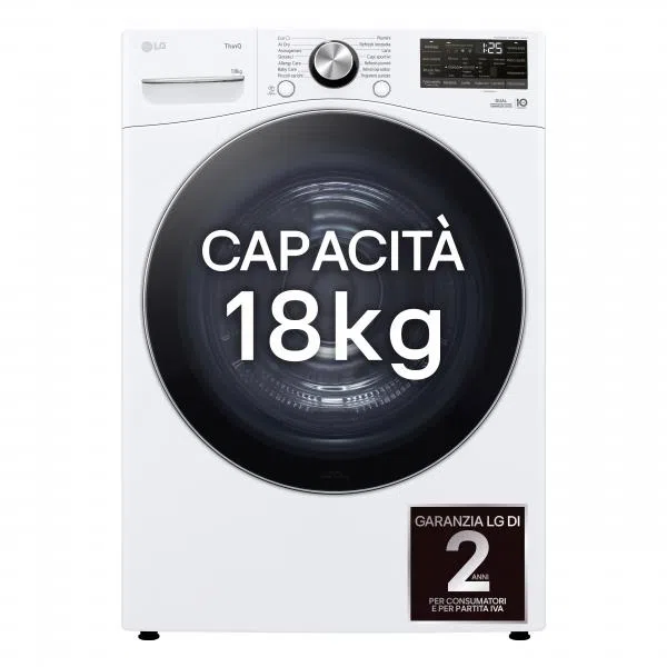 Asciugatrice LG Dual Inverter HeatPump Serie U8 RH18U8AVCW
