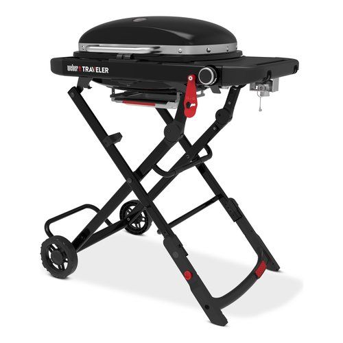 Weber Barbecue Compactpieghevole Barbecue GPL Weber 1501750 TRAVELER Compact pieghevole Nero 0077924910043
