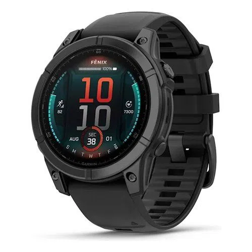 Garmin Smartwatch E Smartwatch Garmin 010 03025 01 FENIX E Slate Gray Steel e Black 0753759341343 — 2