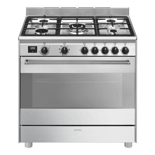 Smeg Cucina gas BG91X2 Cucina gas Smeg CONCERTO BG91X2 Stainless steel 8017709316709