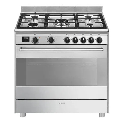 Smeg Cucina gas BG91X2 Cucina gas Smeg CONCERTO BG91X2 Stainless steel 8017709316709