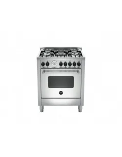 Bertazzoni La Germania AMN765GXT Cucina Gas 5 Fornelli con Forno Acciaio inossidabile