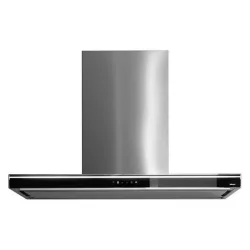 Cappa Falmec a Parete Lumina NRS Finitura Acciaio Inox E Vetro Nero Da 90 Cm - CLMN90.00P2 NROI490F