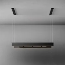 Cappa Falmec Cappa A Isola Light Finitura Nero Da 120 Cm - CLTI20.E0P2 NRSN451F