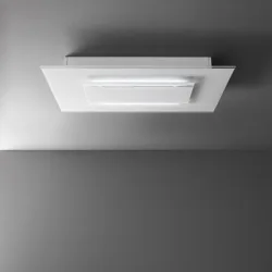 Cappa Falmec A Soffitto Aura Finitura Vetro Bianco Extrachiaro Da 120 Cm - CAEI20.E0P2 ZZZB461F