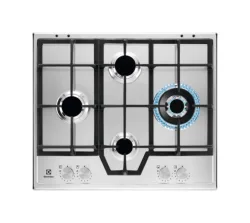 PIANO COTTURA a gas cm. 60 - inox ELECTROLUX KGS64562SX