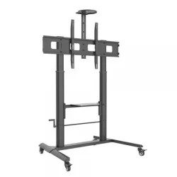 Techly Supporto a Pavimento per TV con Altezza Regolabile per TV da 52'' a 110''