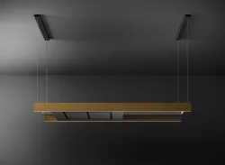 Cappa Falmec Light Isola 180 cm, Bronzo, 500 m3/h - CLTI80.E0P2 BRSN451F
