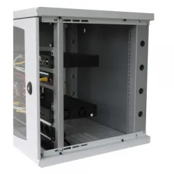 Techly Professional Armadio Rack 19'' a muro 13 unità sezione unica prof. 500mm Nero