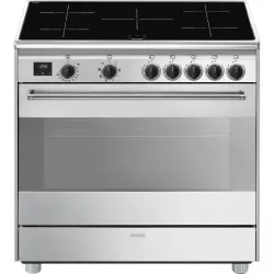 Smeg CUCINA 90X60 5PI MULTI7 A INOX VAPOR CLEAN8017709316792