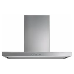 Cappa Falmec a Parete Lumina NRS Finitura Acciaio Inox E Vetro Acciaio Da 120 Cm - CLMN20.00P2 NEUI490F