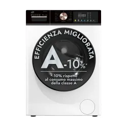 Lavatrice Daya DSW1014681A 10 kg 1400 giri Inverte BLDC programma vapore bianco classe A -10%