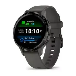 Garmin Smartwatch 3s Smartwatch Garmin 010 02785 00 VENU 3s Pebble gray e Slate 0753759314774