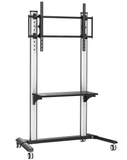 Techly Supporto da Pavimento TV LCD/LED 37-90'' con Mensola