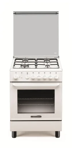 La Germania Cucina 60x60 cm S64041WT - 4 fuochi forno elettrico statico Bianco classe A