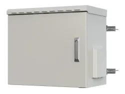 Techly Professional Armadio Rack 19'' Fissaggio a Palo 9U IP66 Porta Cieca Prof. 400 mm Grigio