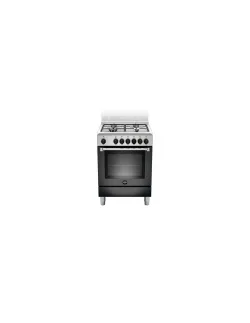 Bertazzoni La Germania AMN664ENEV Cucina Gas 4 Fornelli con Forno Elettrico da 60 cm Nero