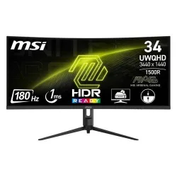 Msi Monitor 342CQRE2Curvo Monitor Msi 9S6 3DB64H 068 MAG 342CQR E2 Curvo Black 4711377192125
