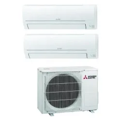 Mitsubishi Condizionatore fisso dual MSZHR Condizionatore dual Mitsubishi SMART MSZ HR Bianco 2601022001778