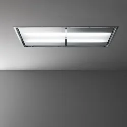 Cappa Falmec a Soffitto Nuvola Led 140 Finitura Acciaio Inox Da 140 Cm - CNUI40.E1P2 ZZZI400F