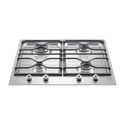Piano Cottura ad Incasso Bertazzoni PM6040X 60 a Segmenti Cm 4 Fuochi Griglie in Ghisa Serie Professional Acciaio Inox