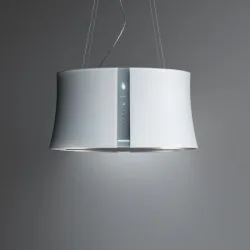 Cappa Falmec A Isola Zephiro E.Ion Finitura Vetro Bianco Da 66 Cm - CEZI66.E0P6 ZZZF441F