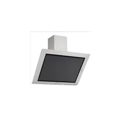 Silverline CAPPA SILVERLINE 3330.9.73301 Aspirante a Parete Larghezza 90 cm in Vetro Nero e Acciaio Inox - 8699316322726