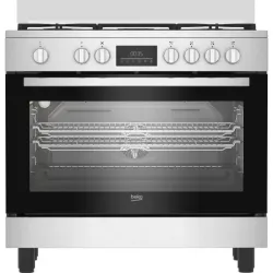 Beko Cucina A Gas 5 Bruci.fornoelet.vent.66lt 90x60 Inox Bgm11226ex 6221378000636