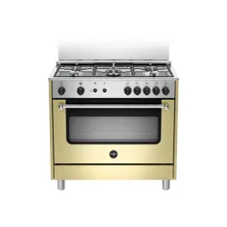 La Germania AMN965GNEV – Cucina 90×60 – 5 Fuochi – Forno GAS Ventilato – NERA
