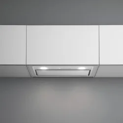 Cappa Falmec A Incasso Gruppo Incasso Murano Finitura Acciaio E Vetro Bianco Da 70 Cm - CGIW70.E10P6 ZZZF491F