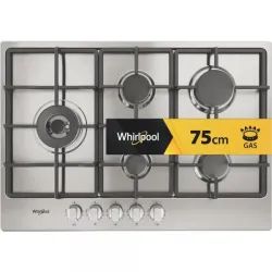 Whirlpool PIANO COT 75CM 4F+1TC IN0X MULTILEVEL FLAME GHISA8003437641572