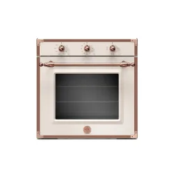 Forno da Incasso a Gas Bertazzoni 60 cm 5 Funzioni Classe A Serie Heritage Avorio Finiture Rame F605HERGKAC