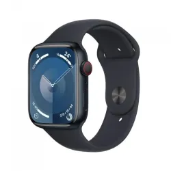 Apple Watch Serie 9 Cell 45mm Aluminium MidNight Sport Band MidNight M/L MRMD3QL/A 195949024399