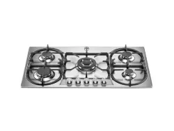 La Germania P9101D9X/19 piano cottura Acciaio inossidabile Da incasso Gas 5 Fornelli