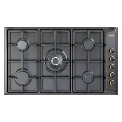 De Longhi Piano cottura gas ANL59PRO Piano cottura gas De Longhi COUNTRY ANL 59 PRO Antracite 8024651213871