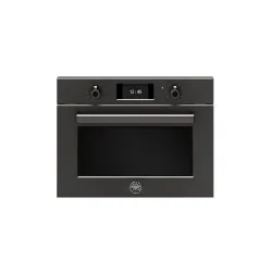 Forno da Incasso Vapore Combinato Bertazzoni Compatto Altezza 45 cm Serie Professional Carbonio F457PROVTN