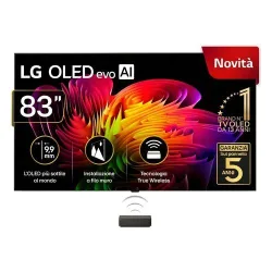 Lg Televisore evoAIWallpaper Tv Lg OLED83W69LA API SERIE W6 evo AI Wallpaper Umber brown 8806096861868