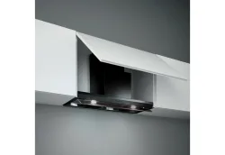 Cappa Falmec a Incasso, Modello VIRGOLA EVOLUTION, 75 cm, Classe Energetica B, Nero