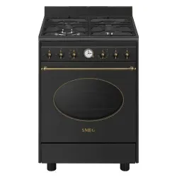 Smeg Cucina gas CO60GMAN2 Cucina gas Smeg COLONIALE CO60GMAN2 Antracite 8017709354619